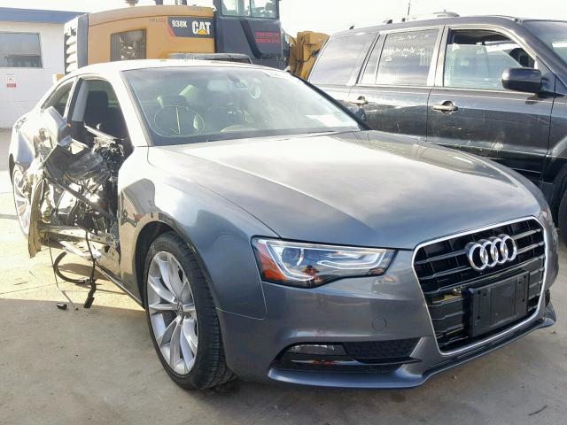 WAULFAFR6DA061373 - 2013 AUDI A5 PREMIUM GRAY photo 1