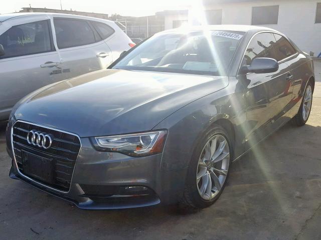 WAULFAFR6DA061373 - 2013 AUDI A5 PREMIUM GRAY photo 2