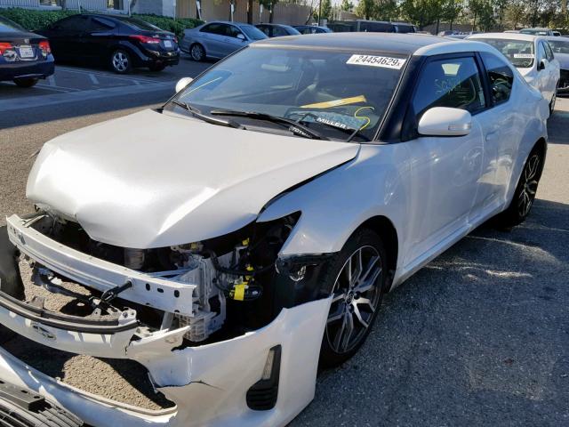 JTKJF5C72F3091314 - 2015 TOYOTA SCION TC CREAM photo 2