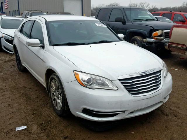 1C3CCBAB0EN176061 - 2014 CHRYSLER 200 LX WHITE photo 1