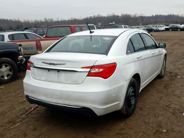 1C3CCBAB0EN176061 - 2014 CHRYSLER 200 LX WHITE photo 4