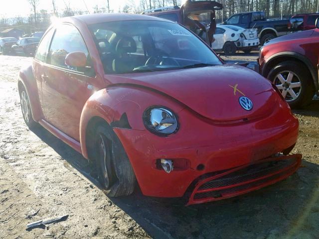 3VWBC21C5YM422596 - 2000 VOLKSWAGEN NEW BEETLE Qırmızı foto 1