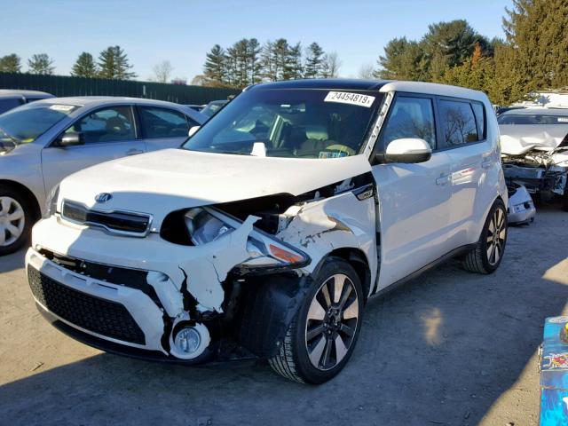 KNDJX3A53E7081943 - 2014 KIA SOUL ! WHITE photo 2