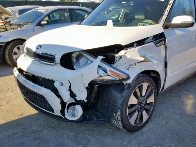 KNDJX3A53E7081943 - 2014 KIA SOUL ! WHITE photo 9