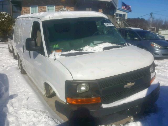 1GCSGAFX9C1106704 - 2012 CHEVROLET EXPRESS G1 WHITE photo 1