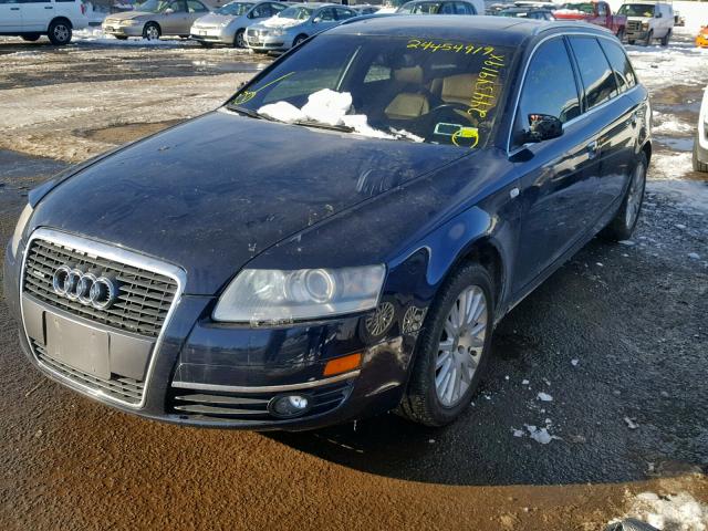 WAUKG74F76N066503 - 2006 AUDI A6 AVANT Q BLUE photo 2