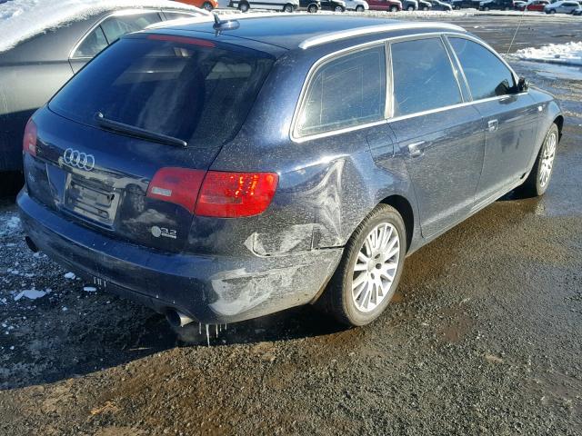 WAUKG74F76N066503 - 2006 AUDI A6 AVANT Q BLUE photo 4