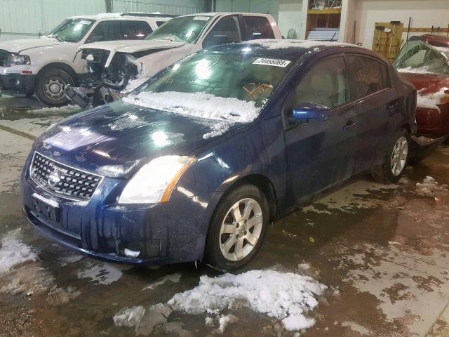 3N1AB61E77L646728 - 2007 NISSAN SENTRA 2.0 BLUE photo 2