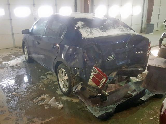 3N1AB61E77L646728 - 2007 NISSAN SENTRA 2.0 BLUE photo 3