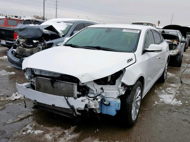 1G4GB5G38EF136575 - 2014 BUICK LACROSSE WHITE photo 2