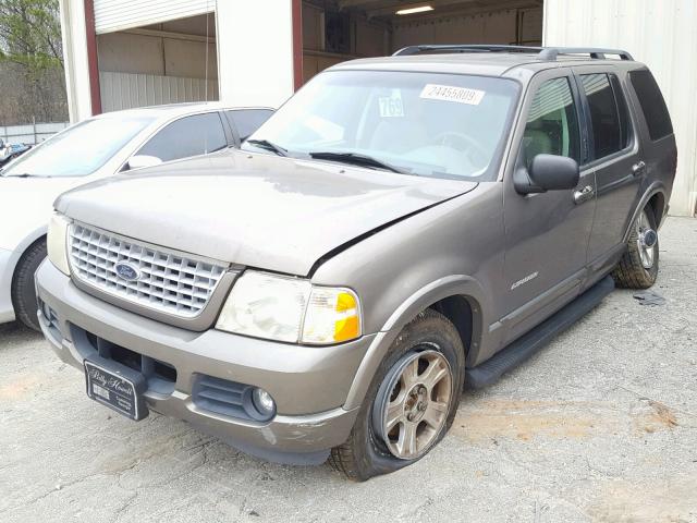 1FMDU75W62UB05449 - 2002 FORD EXPLORER L TAN photo 2