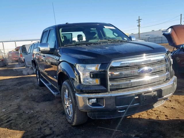 1FTEW1EGXGKD16617 - 2016 FORD F150 SUPER BLACK photo 1