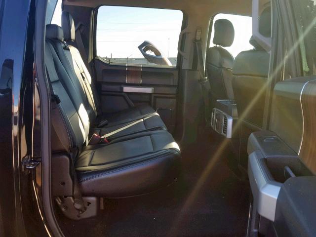 1FTEW1EGXGKD16617 - 2016 FORD F150 SUPER BLACK photo 6