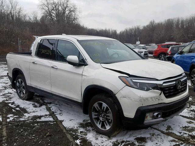 5FPYK3F78KB001346 - 2019 HONDA RIDGELINE WHITE photo 1