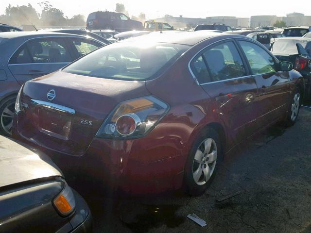 1N4AL21E97C126664 - 2007 NISSAN ALTIMA 2.5 RED photo 4