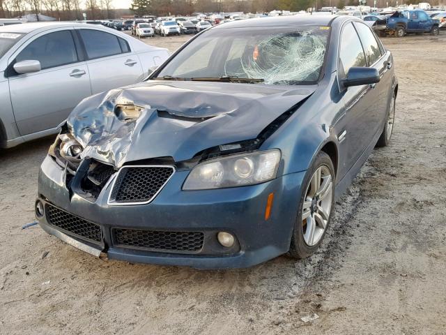 6G2ER57749L168903 - 2009 PONTIAC G8 GREEN photo 2