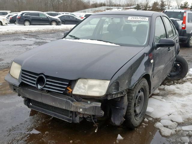 3VWRK29M11M058259 - 2001 VOLKSWAGEN JETTA GL BLACK photo 2