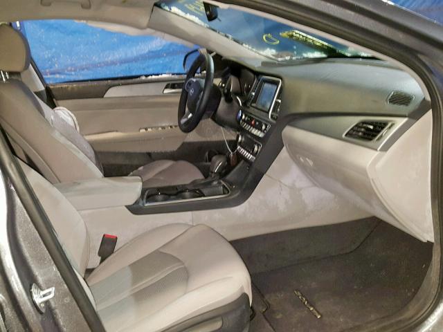 5NPE34AF0JH718854 - 2018 HYUNDAI SONATA SPO GRAY photo 5