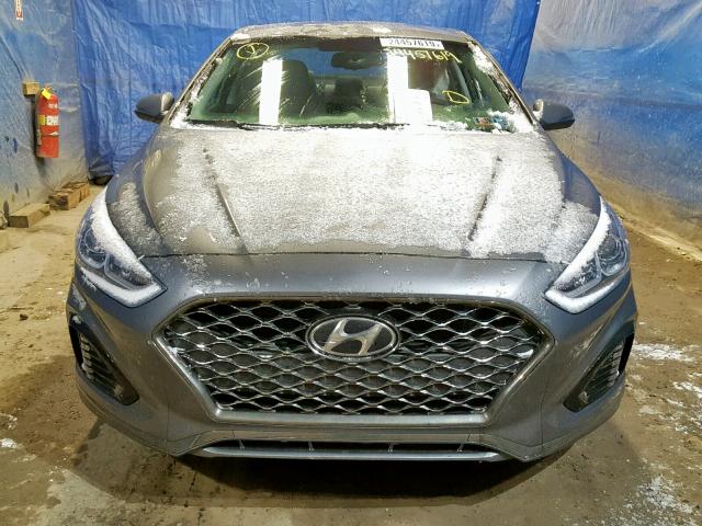 5NPE34AF0JH718854 - 2018 HYUNDAI SONATA SPO GRAY photo 9