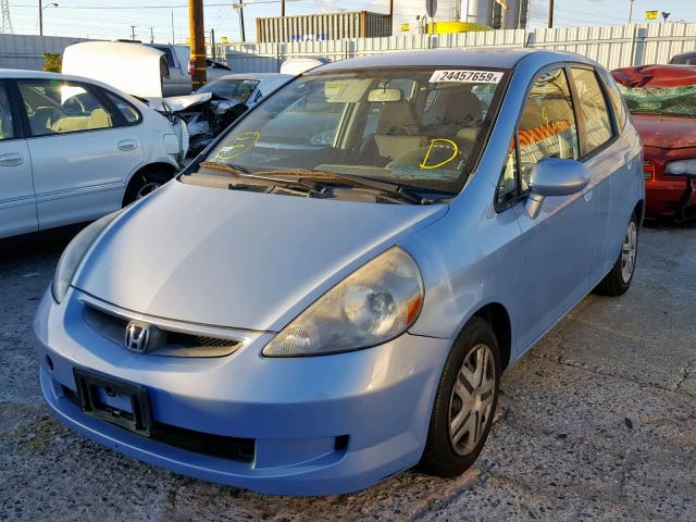 JHMGD38428S059982 - 2008 HONDA FIT GRAY photo 2