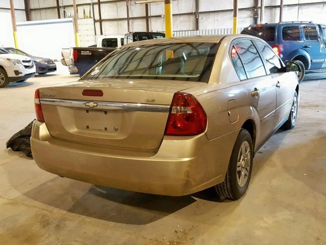 1G1ZS58F77F160769 - 2007 CHEVROLET MALIBU LS BEIGE photo 4