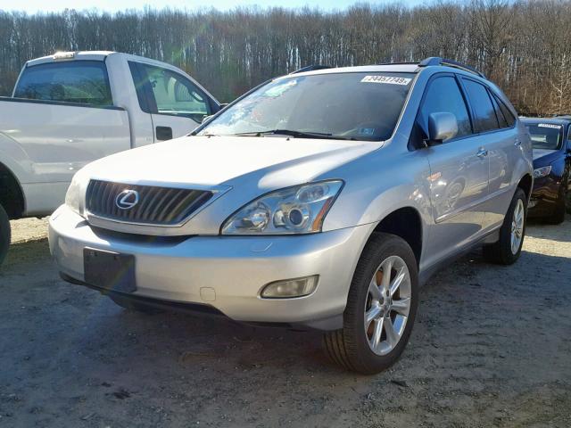 2T2HK31U49C113433 - 2009 LEXUS RX 350 SILVER photo 2