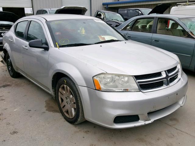 1B3BD4FB4BN587873 - 2011 DODGE AVENGER EX SILVER photo 1