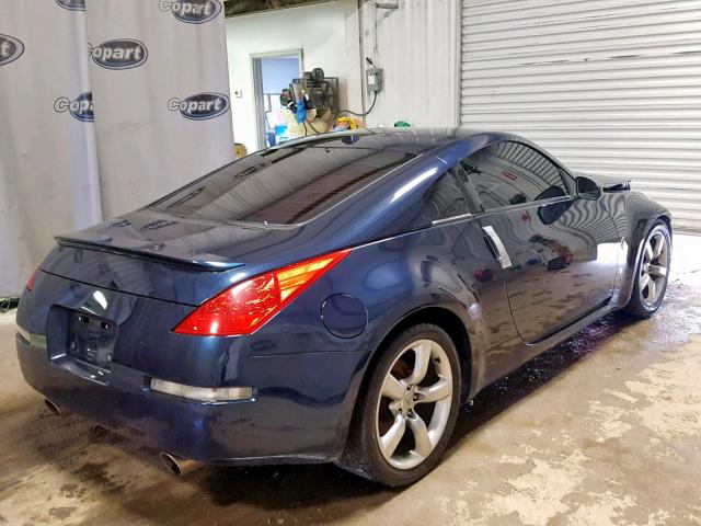 JN1BZ34E47M551141 - 2007 NISSAN 350Z COUPE BLUE photo 4