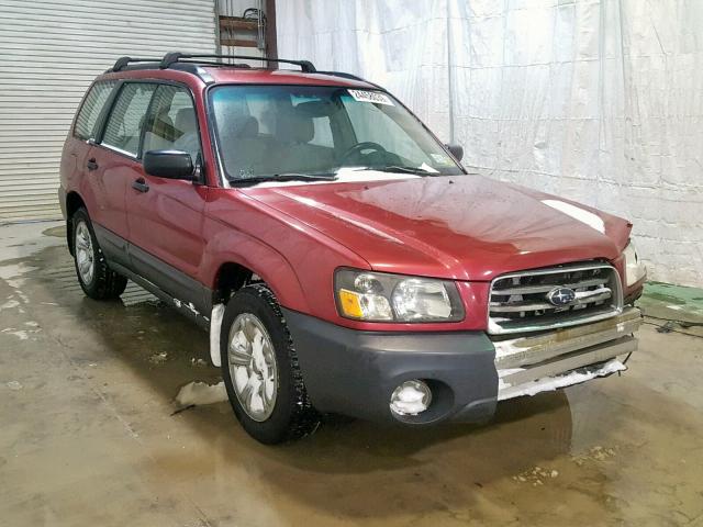 JF1SG63654H752524 - 2004 SUBARU FORESTER 2 RED photo 1