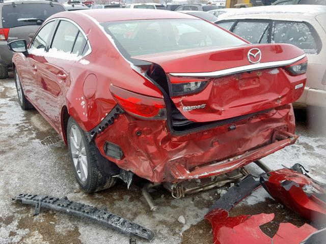 JM1GJ1U64E1142806 - 2014 MAZDA 6 SPORT RED photo 3