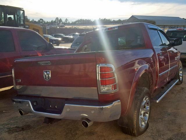 1C6RR6NT2FS541980 - 2015 RAM 1500 LARAM MAROON photo 4