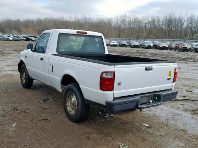 1FTYR10U64PA18520 - 2004 FORD RANGER WHITE photo 3