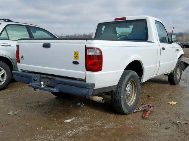 1FTYR10U64PA18520 - 2004 FORD RANGER WHITE photo 4