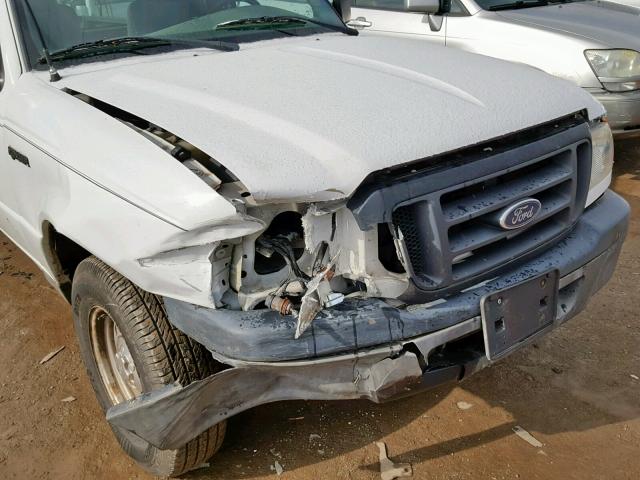 1FTYR10U64PA18520 - 2004 FORD RANGER WHITE photo 9