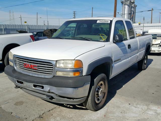 1GTHC29U91E337203 - 2001 GMC SIERRA C25 WHITE photo 2