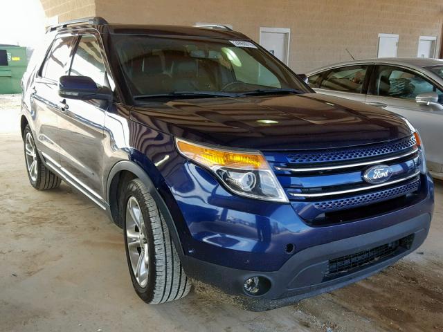 1FMHK7F88BGA58964 - 2011 FORD EXPLORER L BLUE photo 1