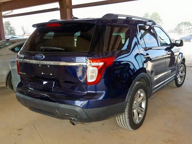 1FMHK7F88BGA58964 - 2011 FORD EXPLORER L BLUE photo 4