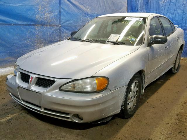 1G2NF52E43C103651 - 2003 PONTIAC GRAND AM S SILVER photo 2