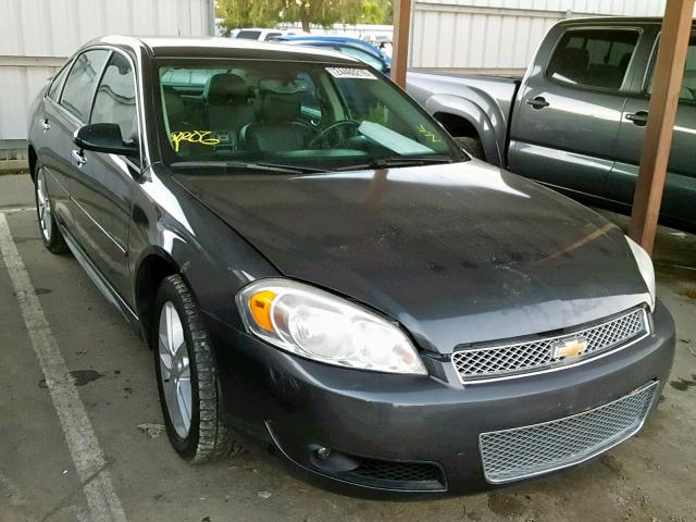 2G1WC5E30D1201742 - 2013 CHEVROLET IMPALA LTZ BLACK photo 1