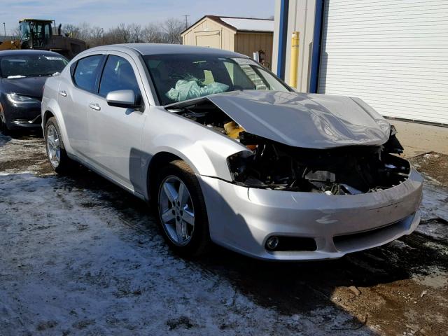 1B3BD2FG2BN587015 - 2011 DODGE AVENGER LU SILVER photo 1