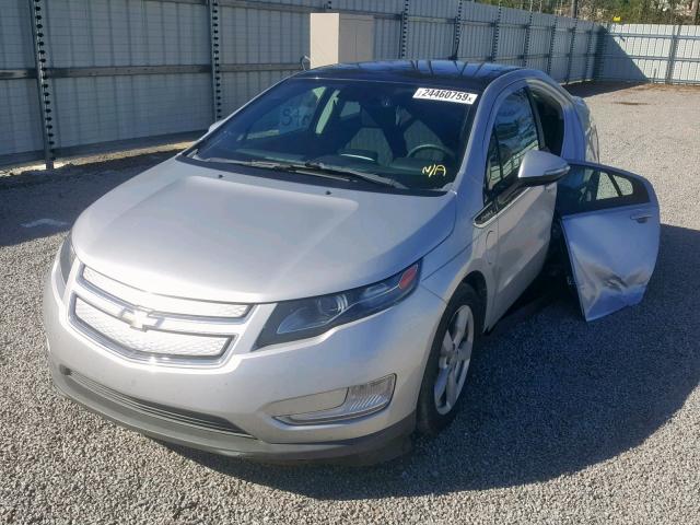 1G1RA6E43CU121517 - 2012 CHEVROLET VOLT SILVER photo 2