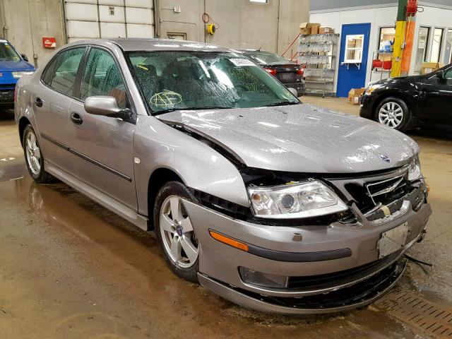 YS3FD49Y641043796 - 2004 SAAB 9-3 ARC GRAY photo 1