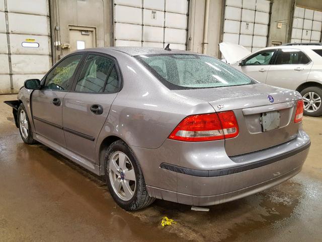 YS3FD49Y641043796 - 2004 SAAB 9-3 ARC GRAY photo 3