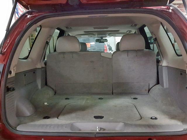 1GKDT13S782173384 - 2008 GMC ENVOY MAROON photo 9