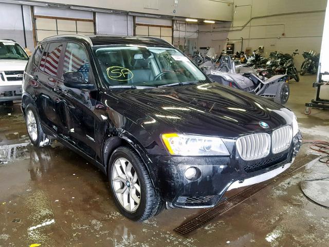 5UXWX7C5XDL976988 - 2013 BMW X3 XDRIVE3 BLACK photo 1