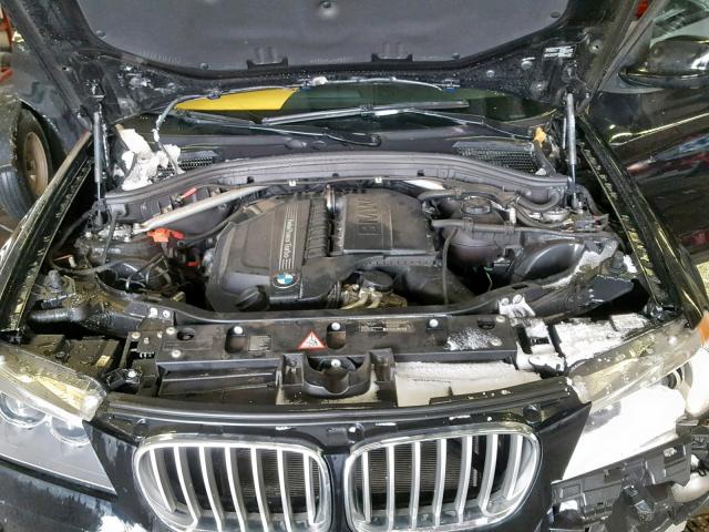 5UXWX7C5XDL976988 - 2013 BMW X3 XDRIVE3 BLACK photo 7