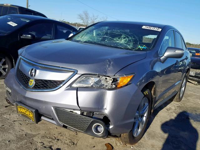 5J8TB3H58FL012012 - 2015 ACURA RDX TECHNO GRAY photo 2