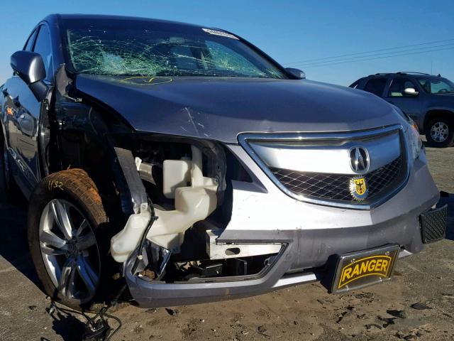 5J8TB3H58FL012012 - 2015 ACURA RDX TECHNO GRAY photo 9