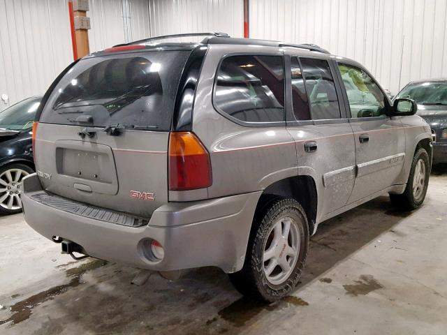 1GKDT13S652318622 - 2005 GMC ENVOY GRAY photo 4