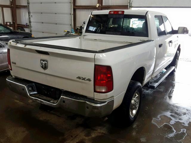 3C6TR5DT6DG517669 - 2013 RAM 2500 SLT WHITE photo 4